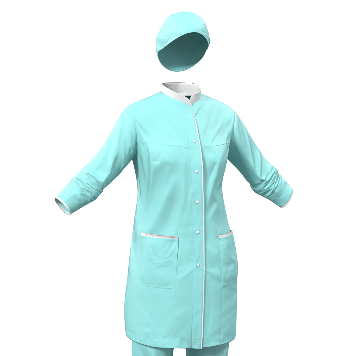 Female Surgeon Dress 3 3D