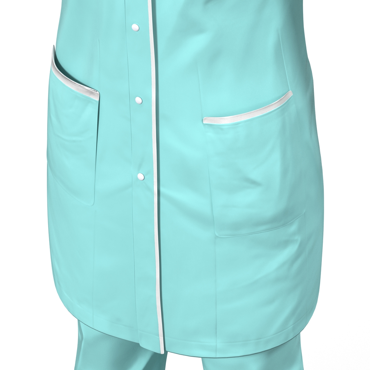 Female Surgeon Dress 4 3D