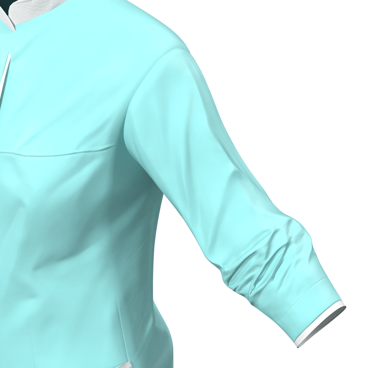 Female Surgeon Dress 4 3D