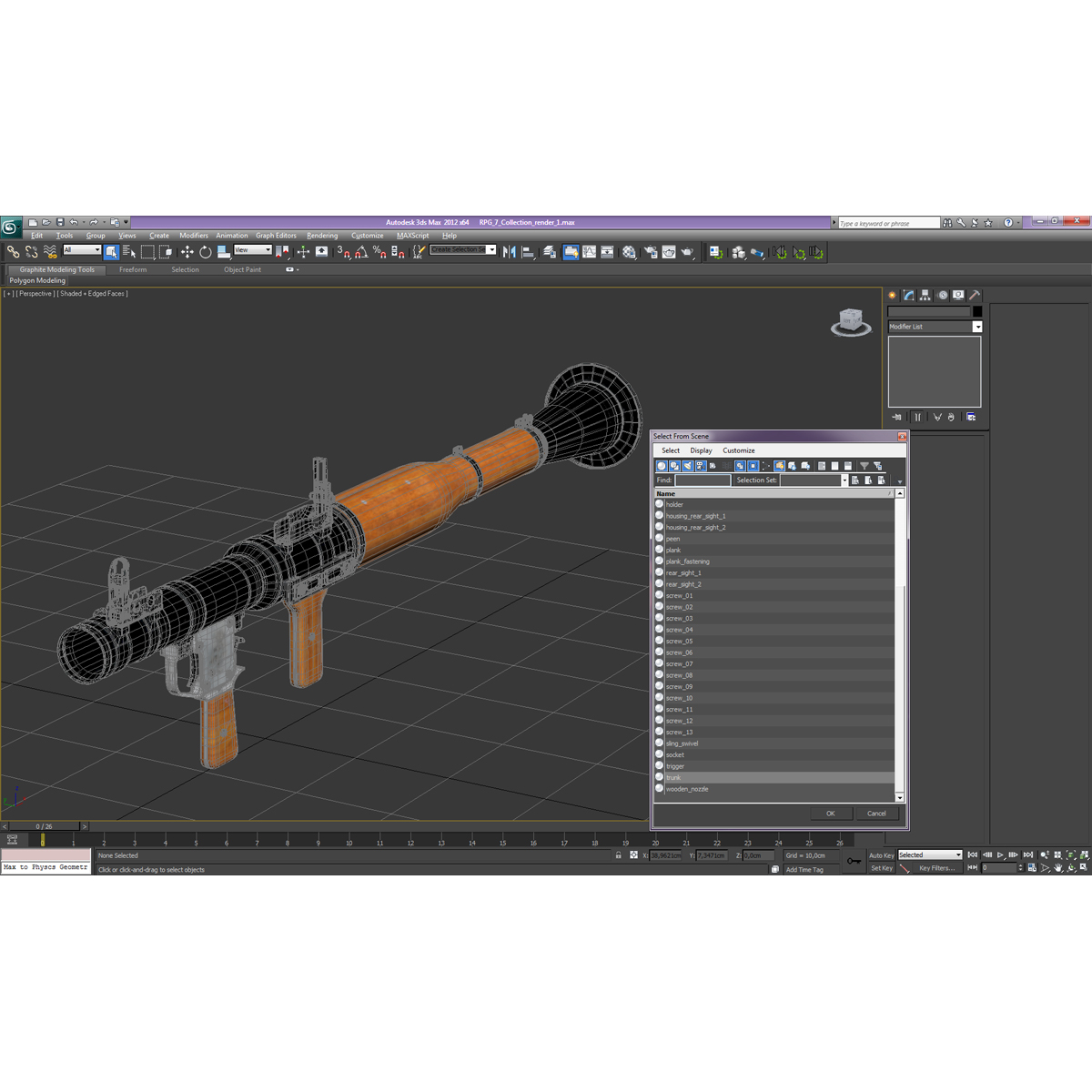 RPG-7 3D model