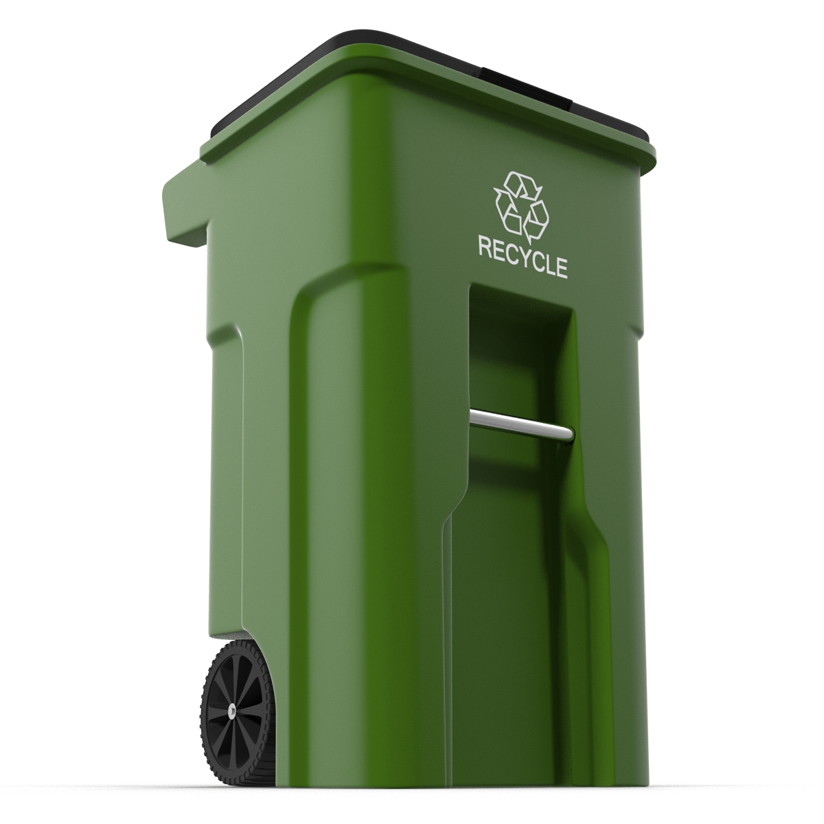 3D Recyling Bin Green model