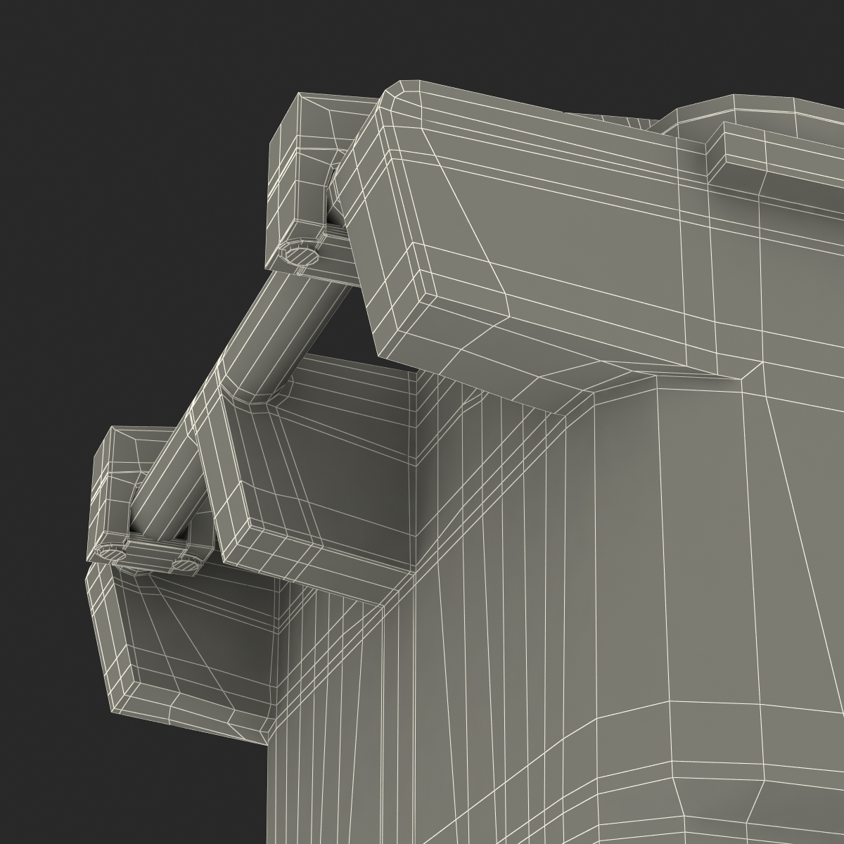 3D Recyling Bin Green model