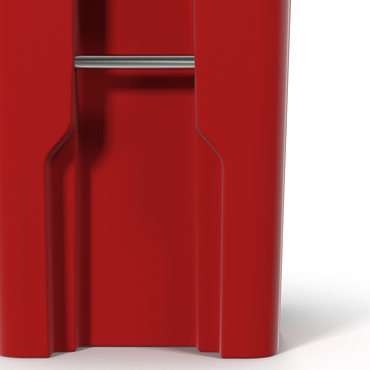 3D Recyling Bin Red