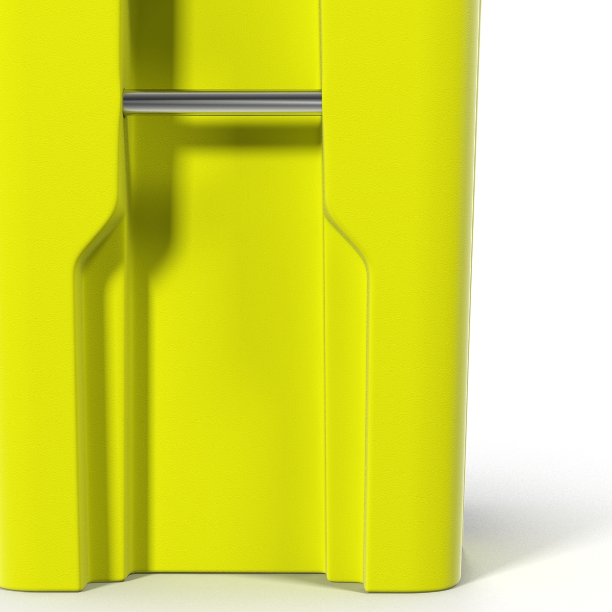 Recyling Bin Yellow 3D model