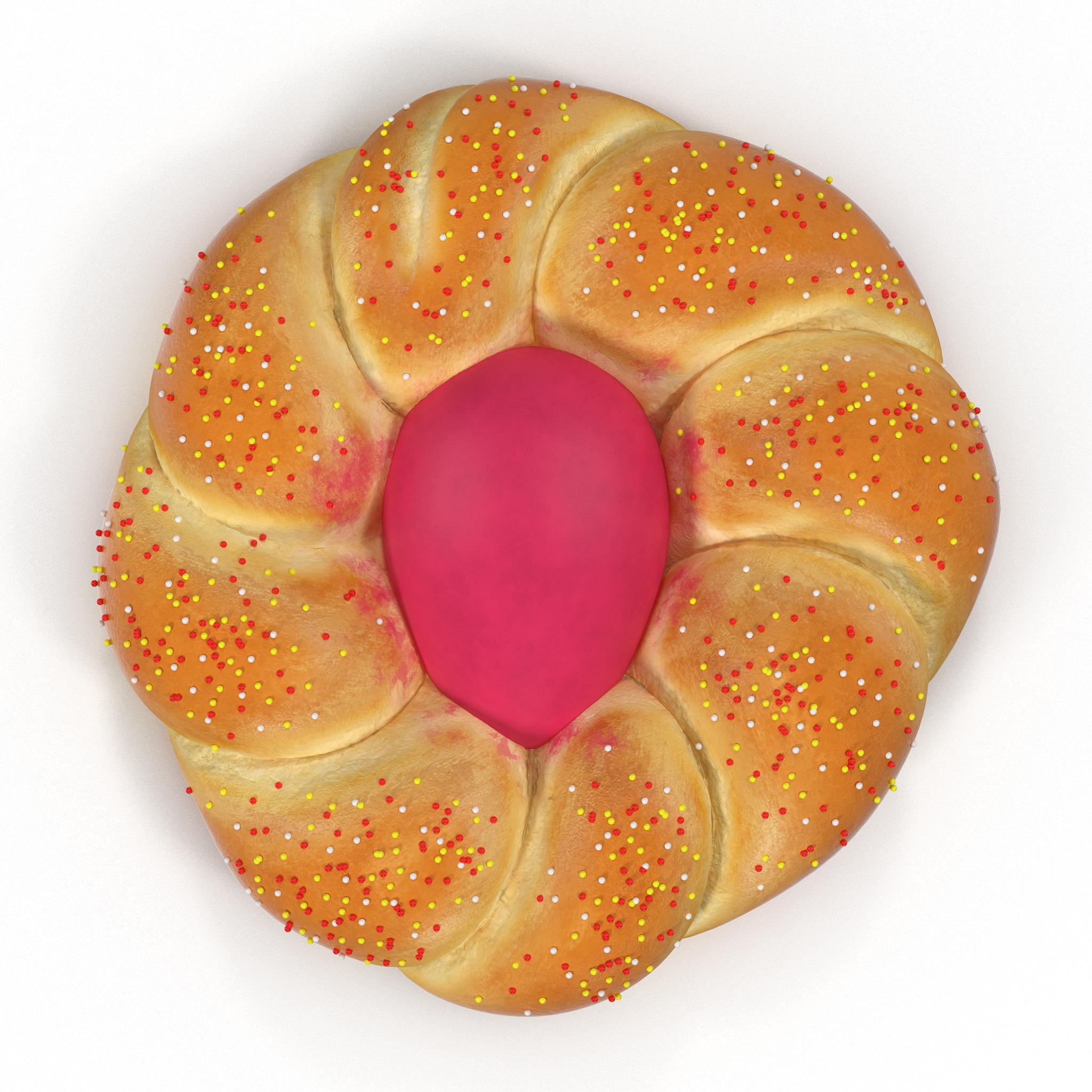 Easter Bread 3D