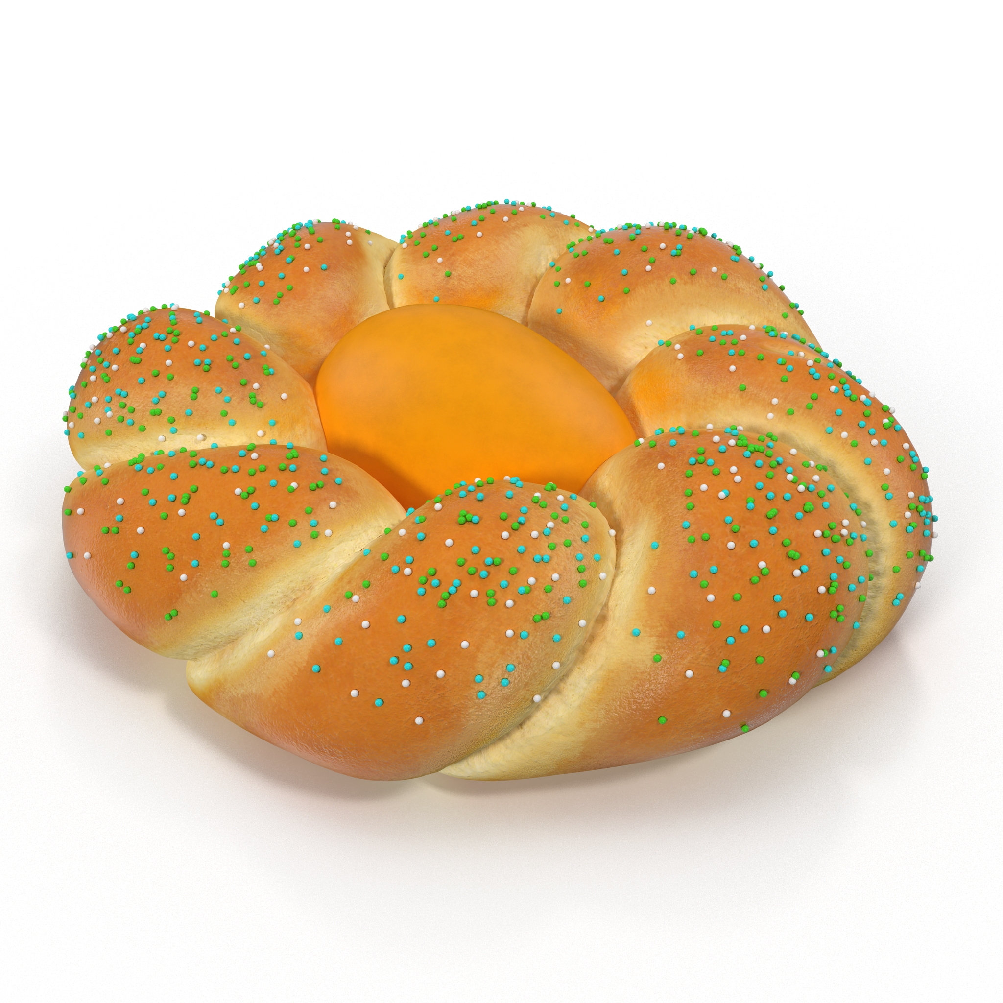 Easter Bread 2 3D model