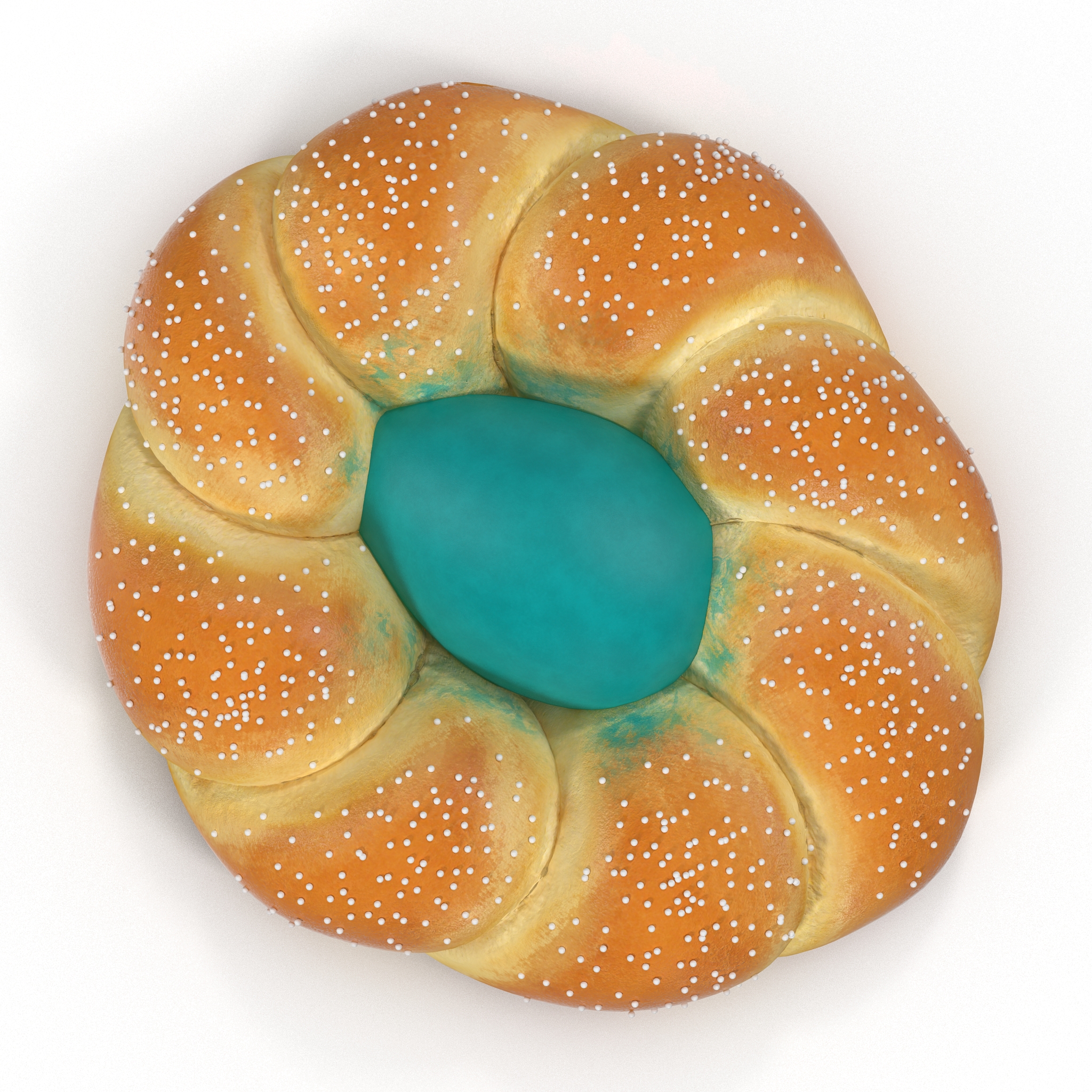 Easter Bread 3 3D model