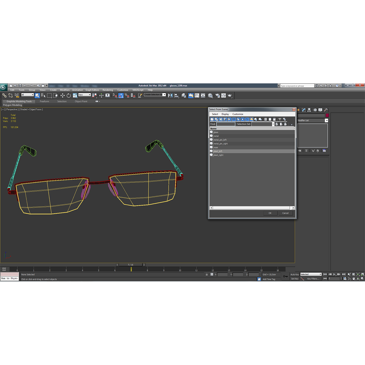 Glasses 6 3D model