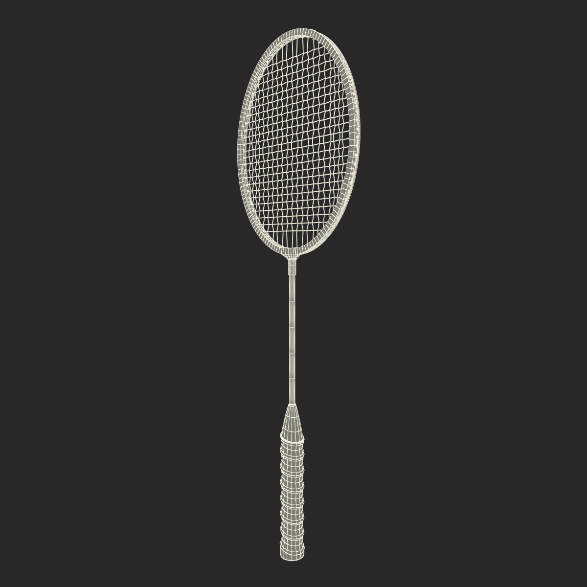 3D Badminton Racket Adidas model