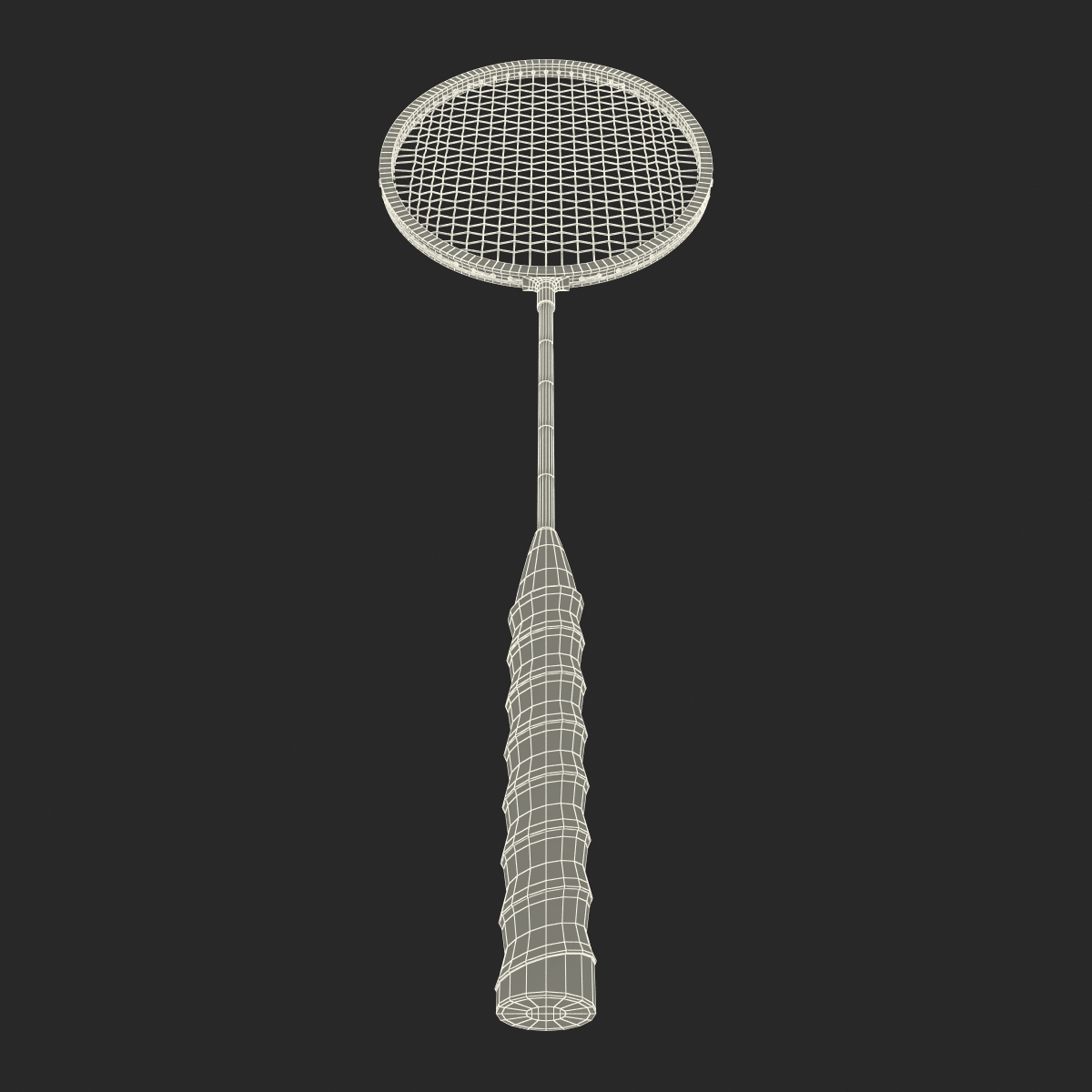 3D Badminton Racket Adidas model