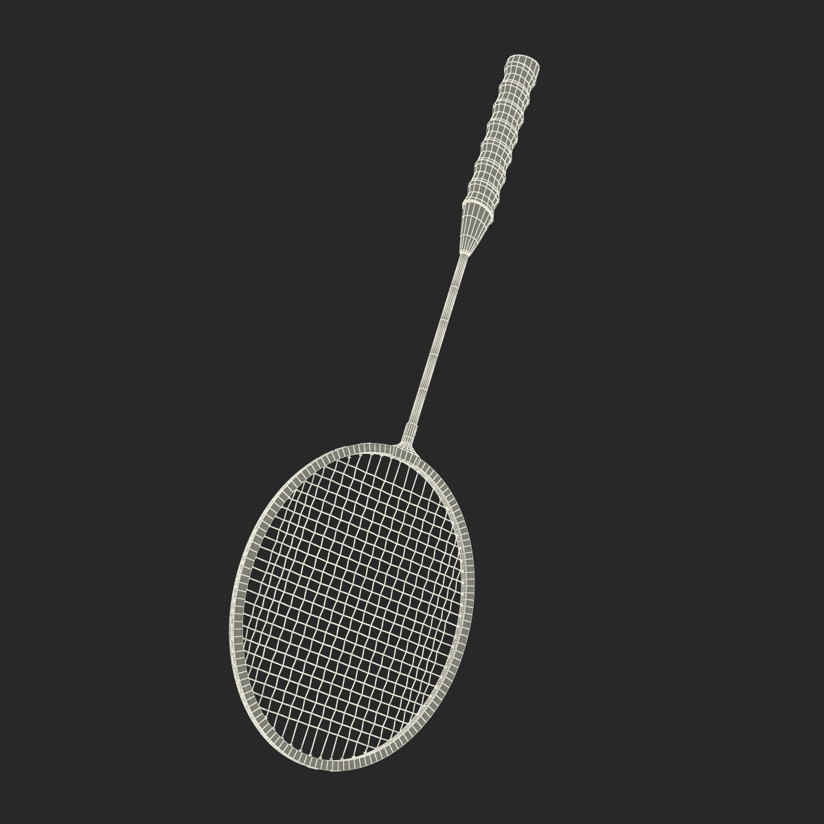 3D Badminton Racket Adidas model