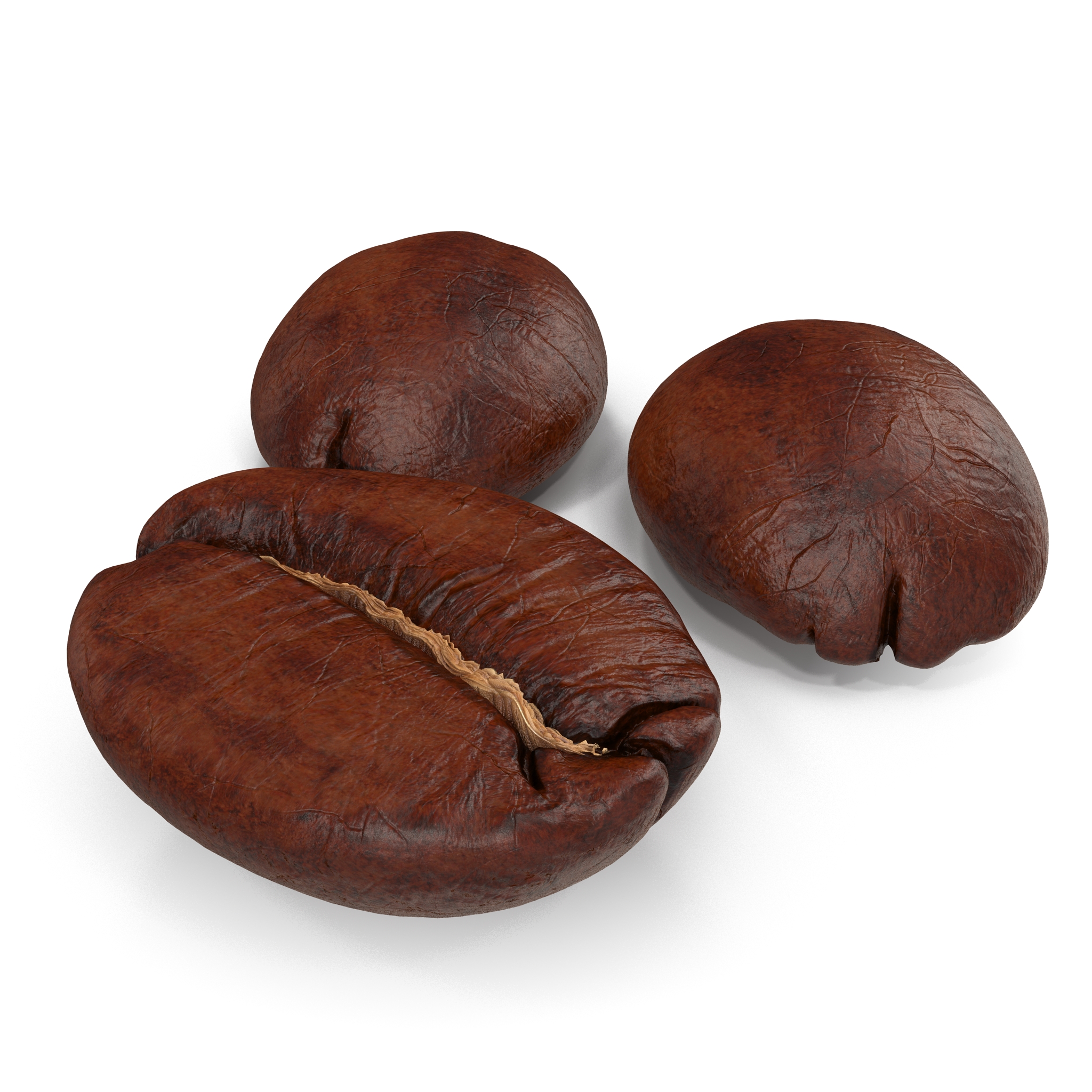 Roasted Coffee Bean 3D model