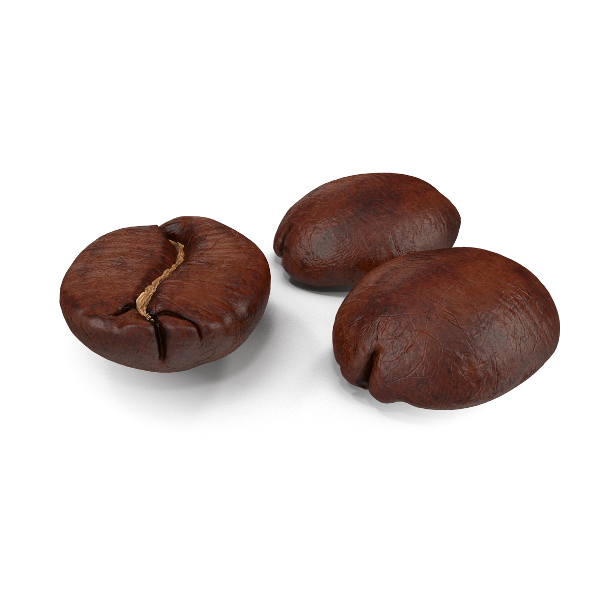 Roasted Coffee Bean 3D model