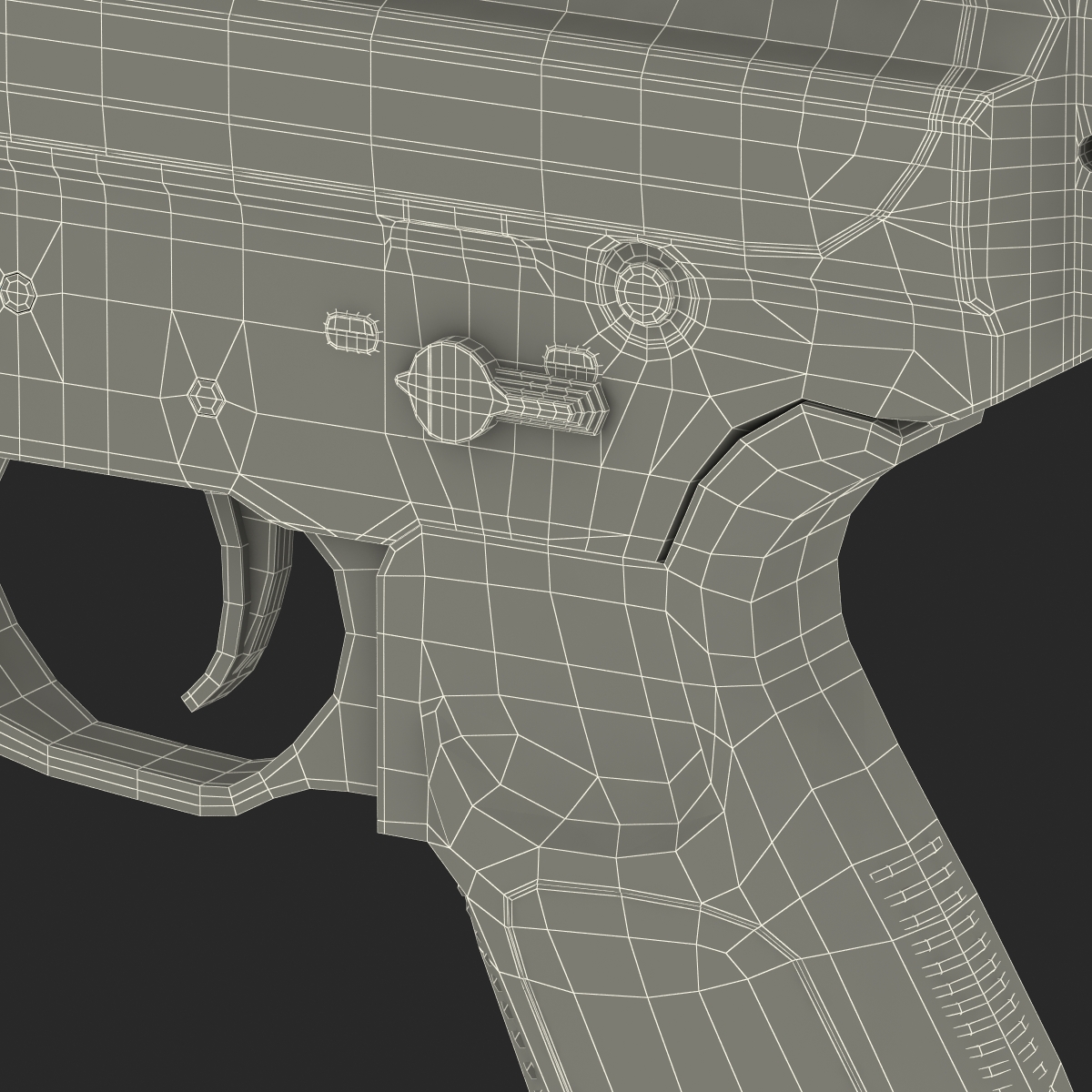 Machine Pistol Generic 3D