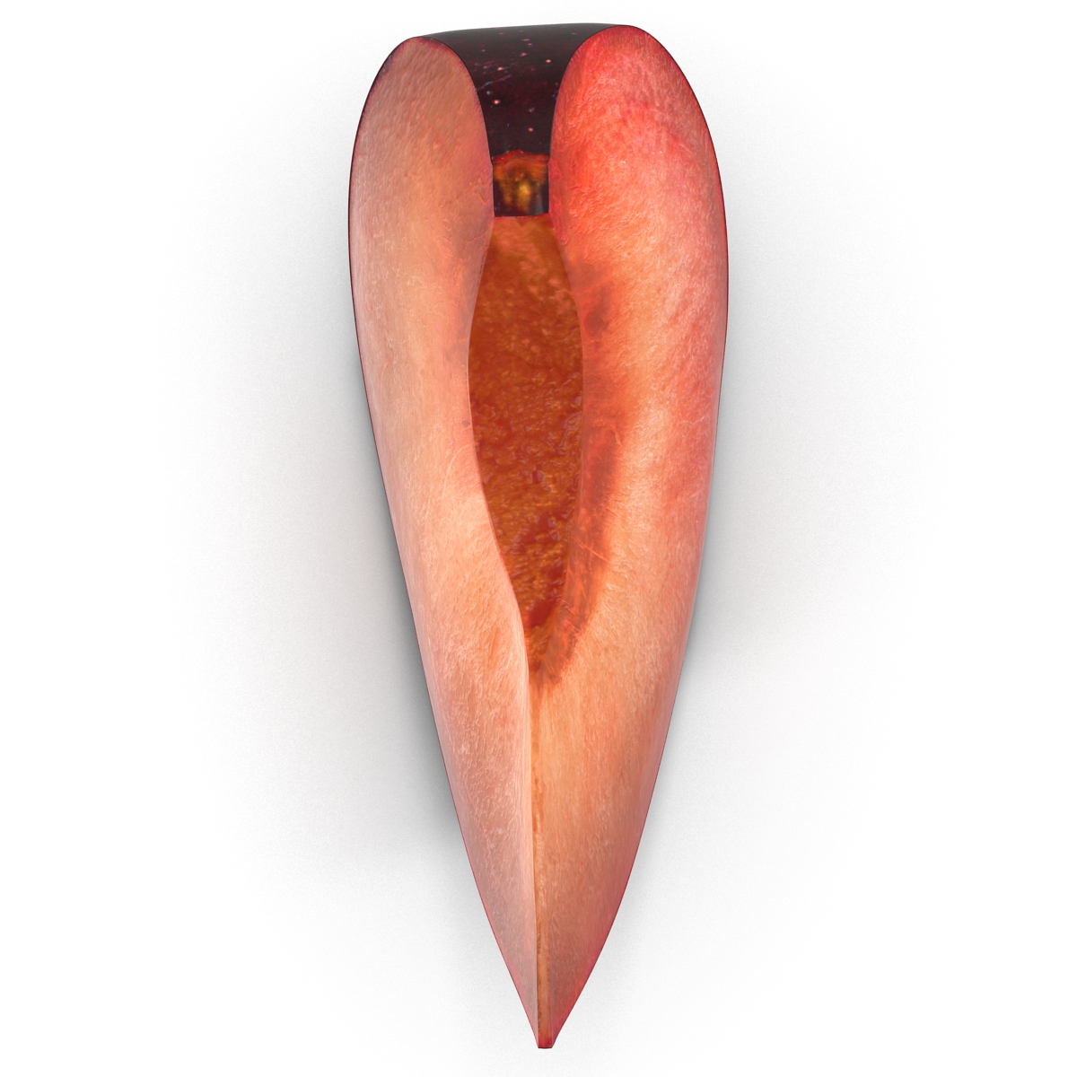 3D Sliced Plum 3 model