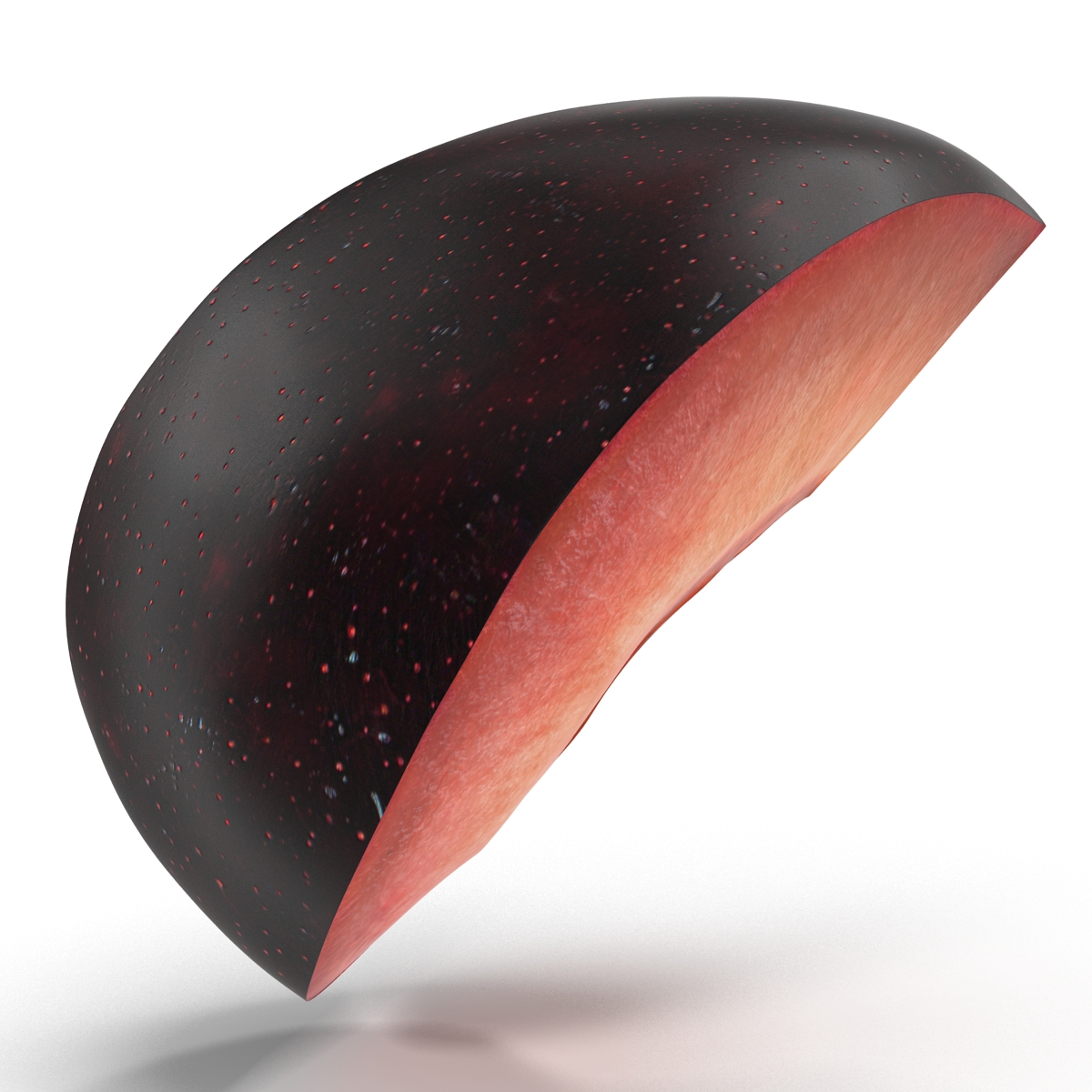 3D Sliced Plum 3 model