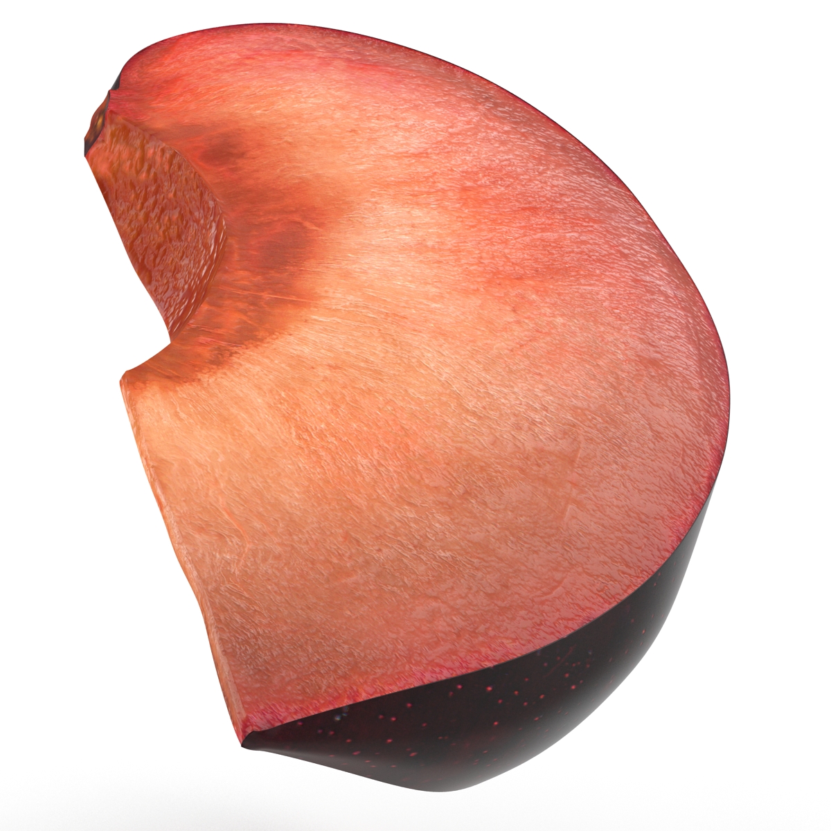 3D Sliced Plum 3 model