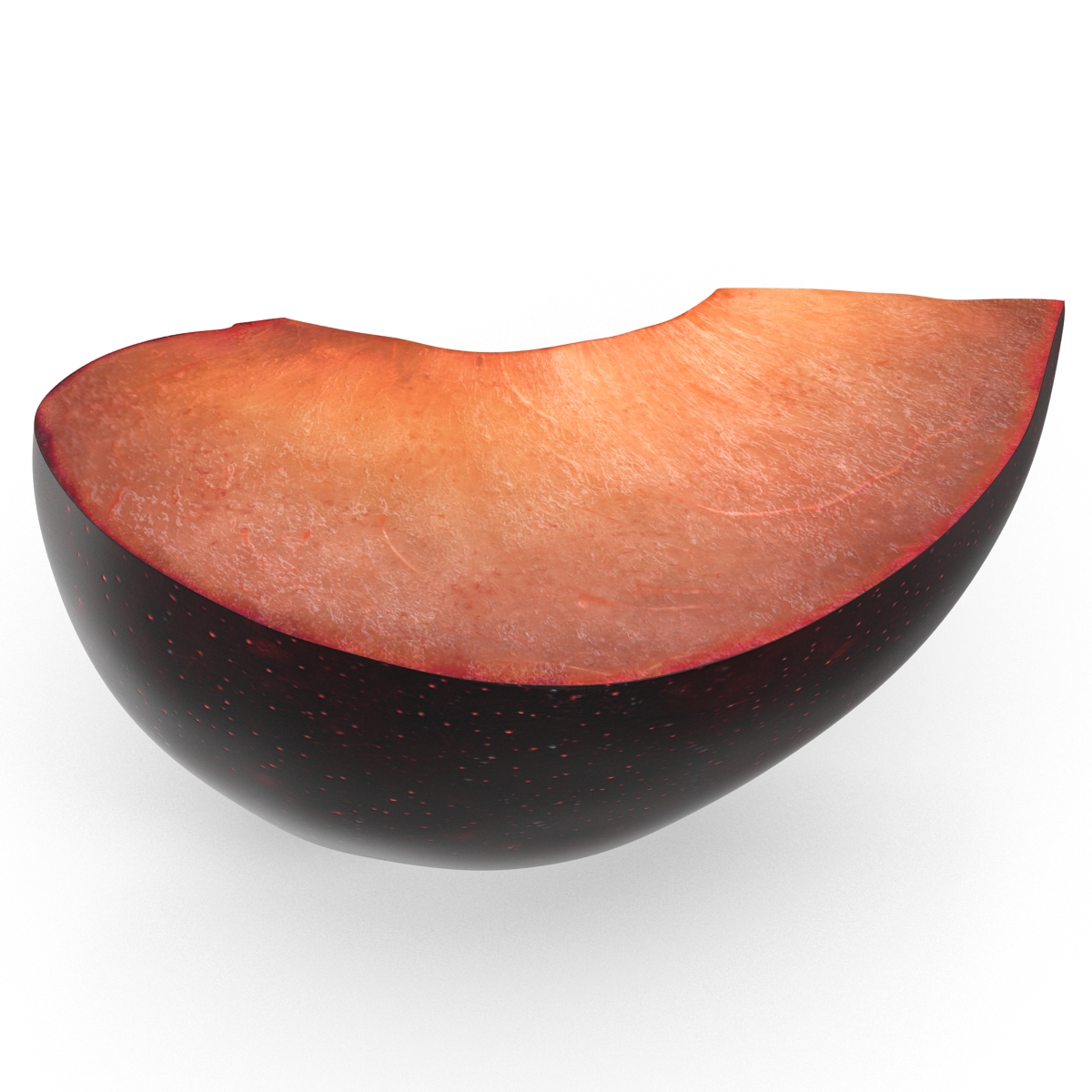 3D Sliced Plum 3 model