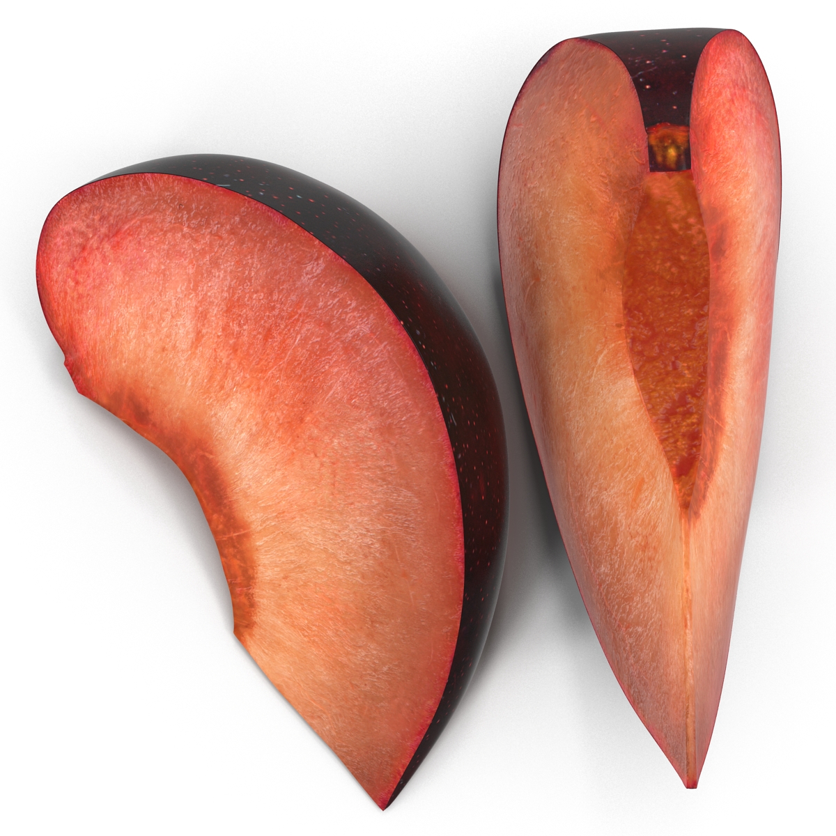 3D Sliced Plum 3 model