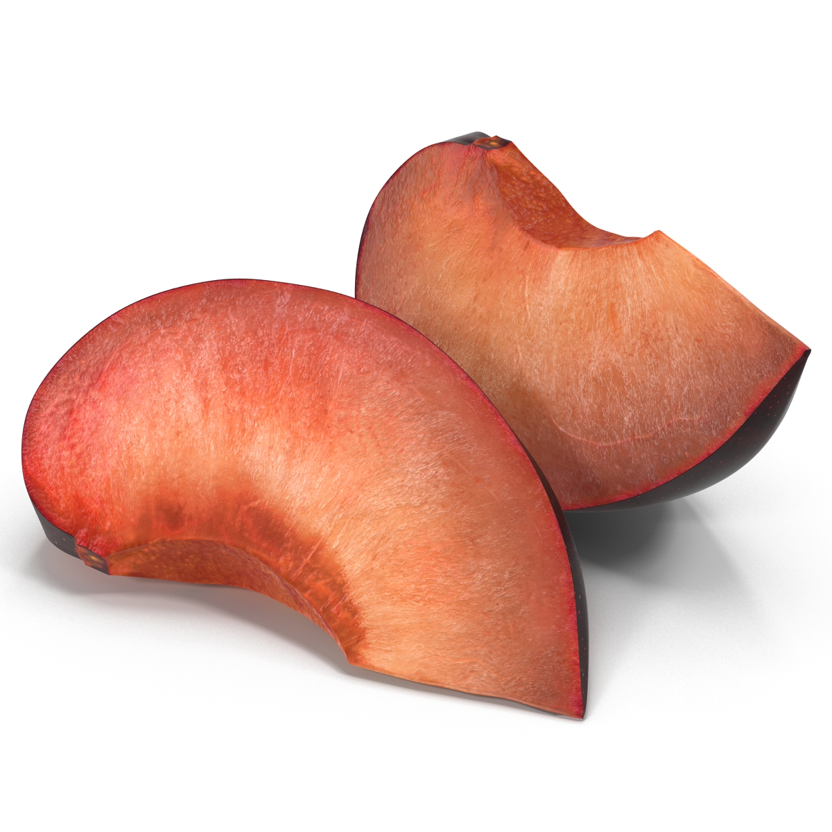 3D Sliced Plum 3 model