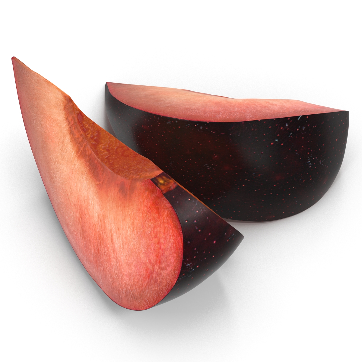 3D Sliced Plum 3 model