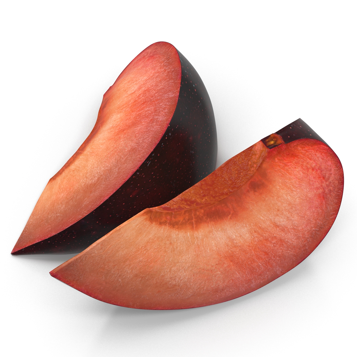 3D Sliced Plum 3 model