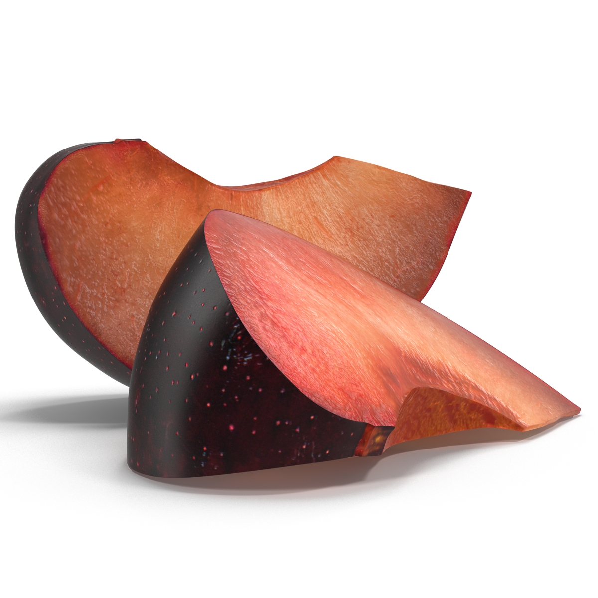 3D Sliced Plum 3 model