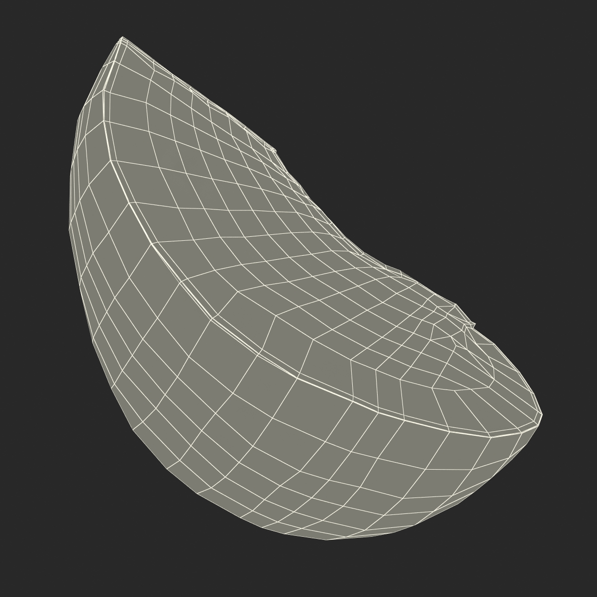 3D Sliced Plum 3 model