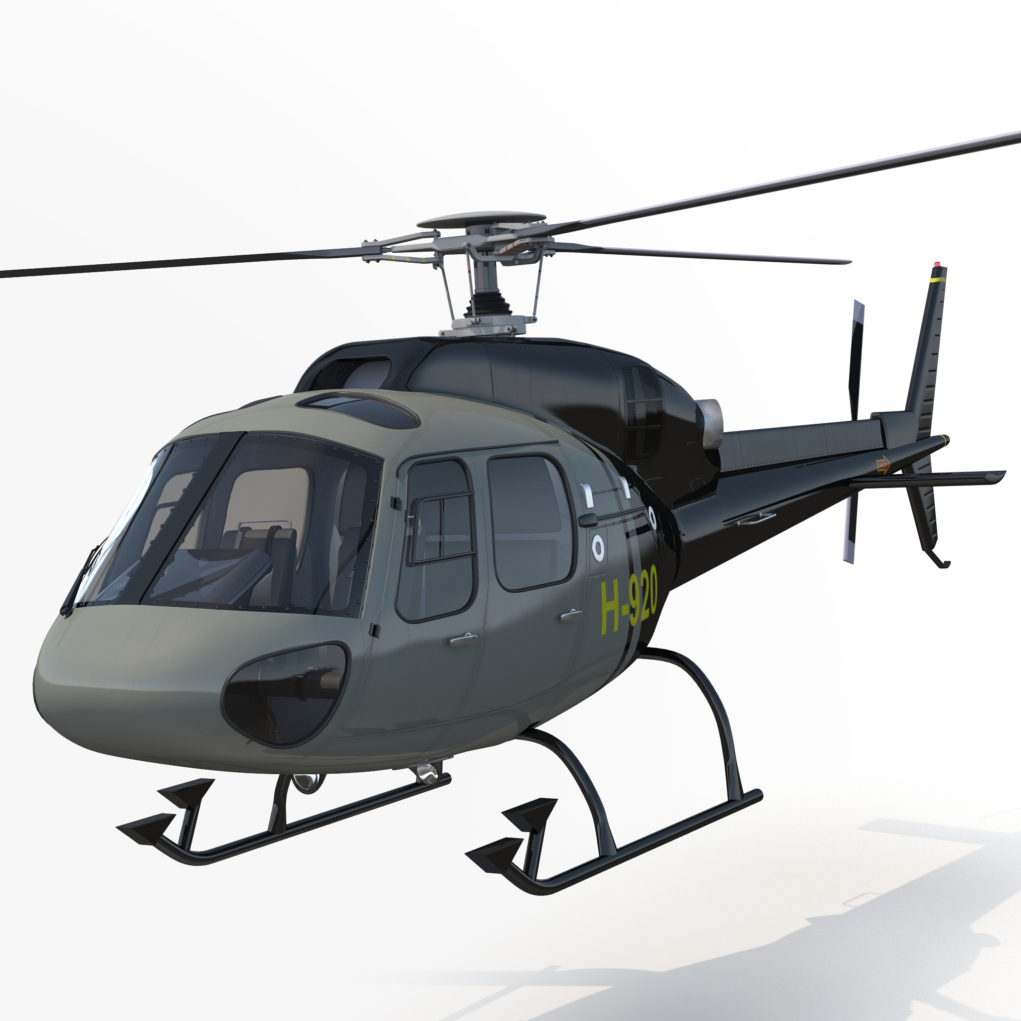 Eurocopter AS 355 2 3D model