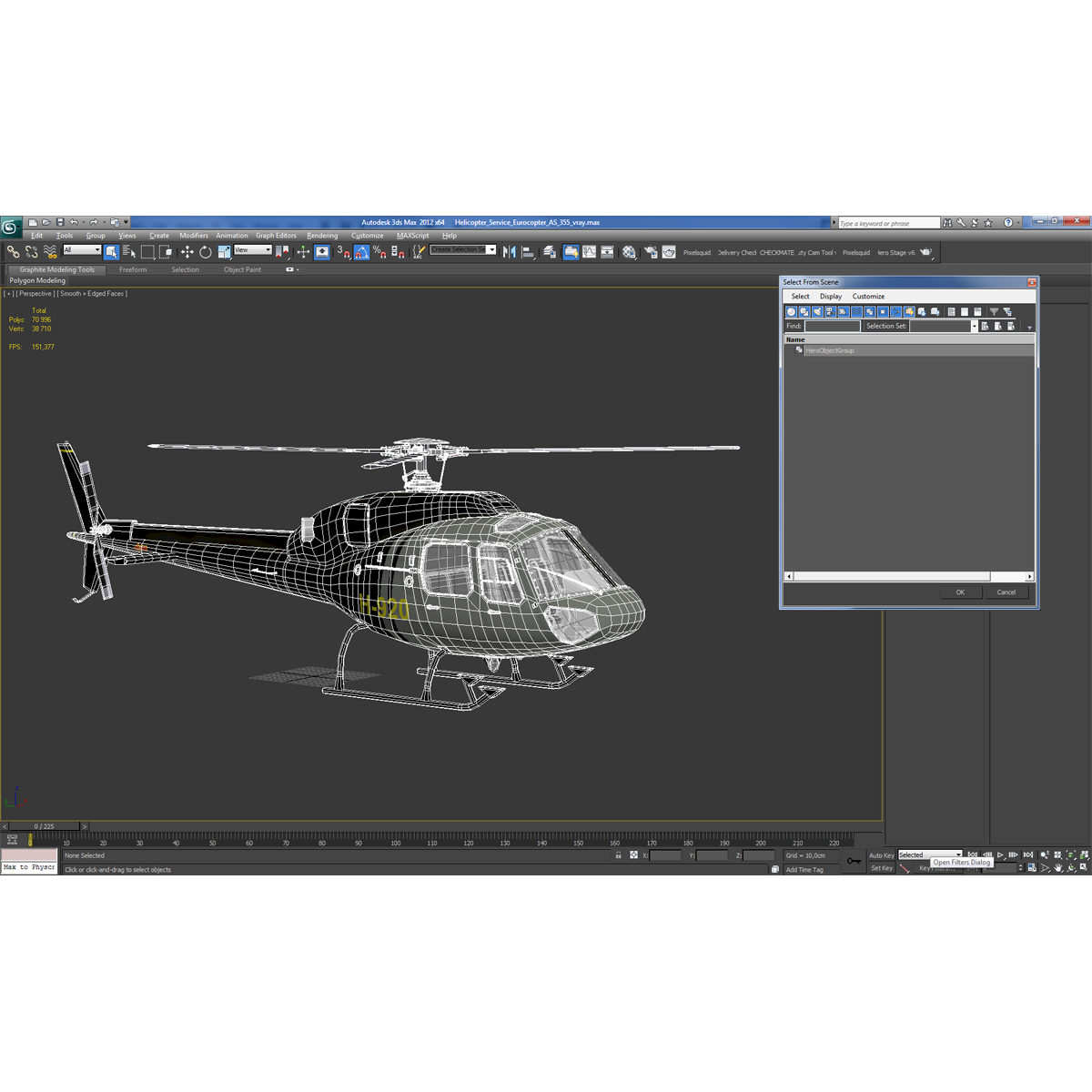 Eurocopter AS 355 2 3D model