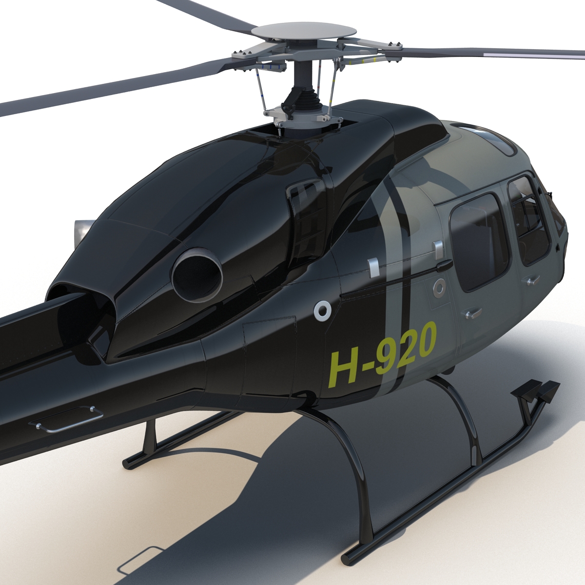 Eurocopter AS 355 2 3D model