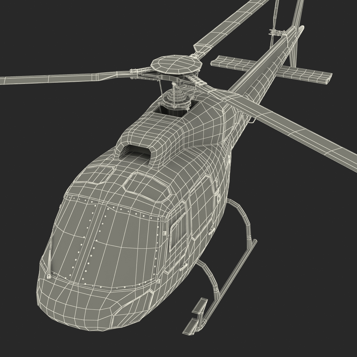 Eurocopter AS 355 2 3D model