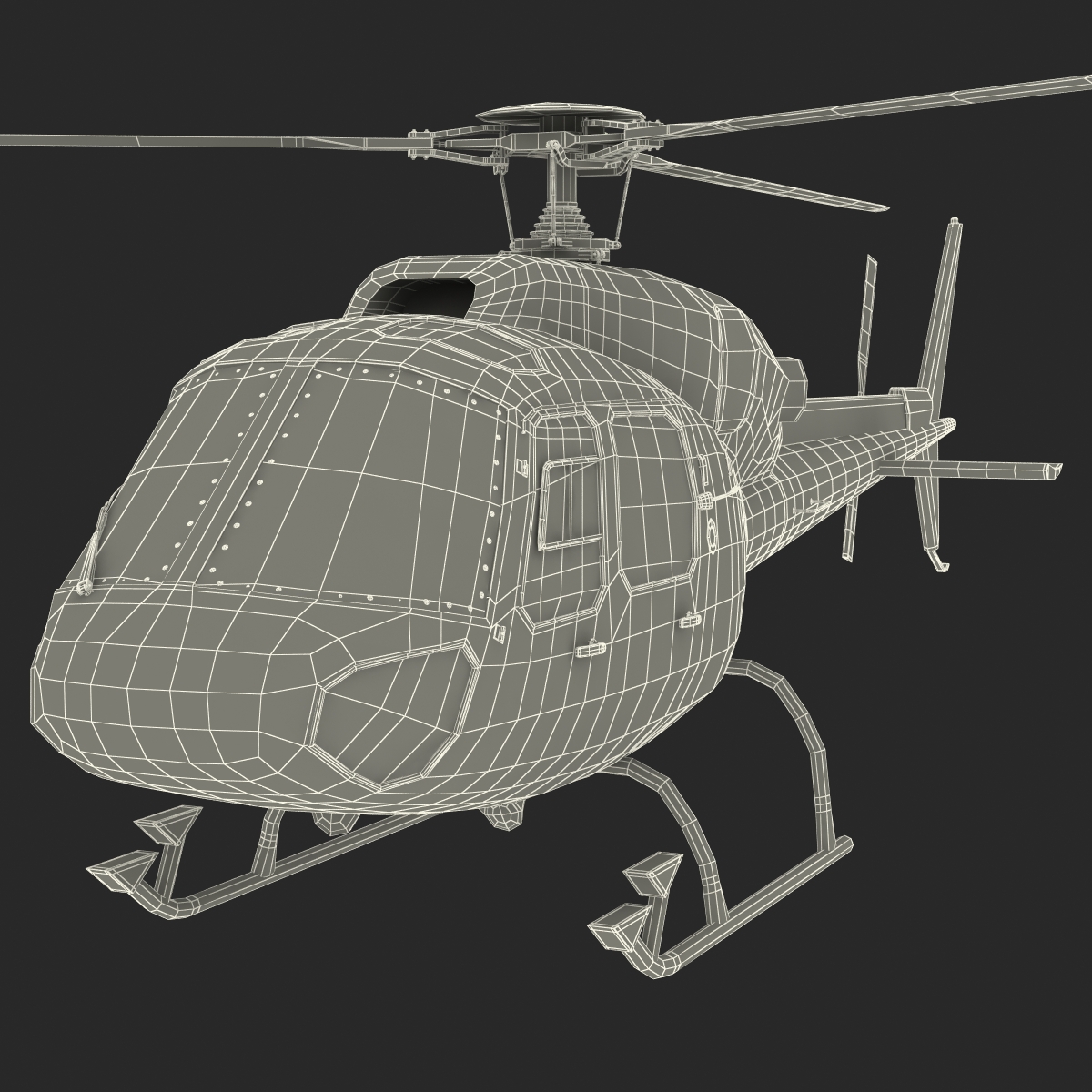 Eurocopter AS 355 2 3D model