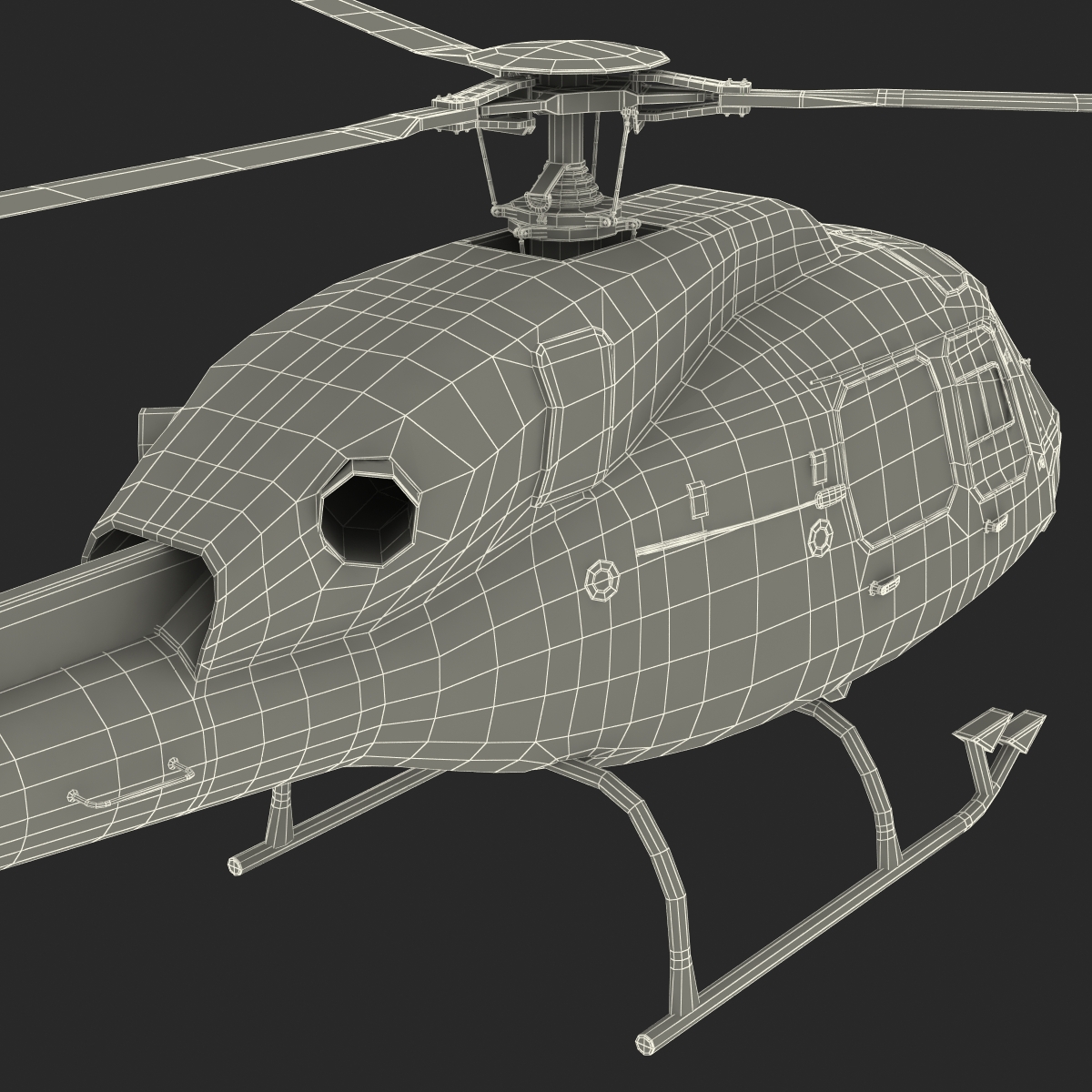 Eurocopter AS 355 2 3D model