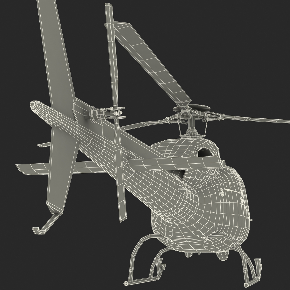 Eurocopter AS 355 2 3D model