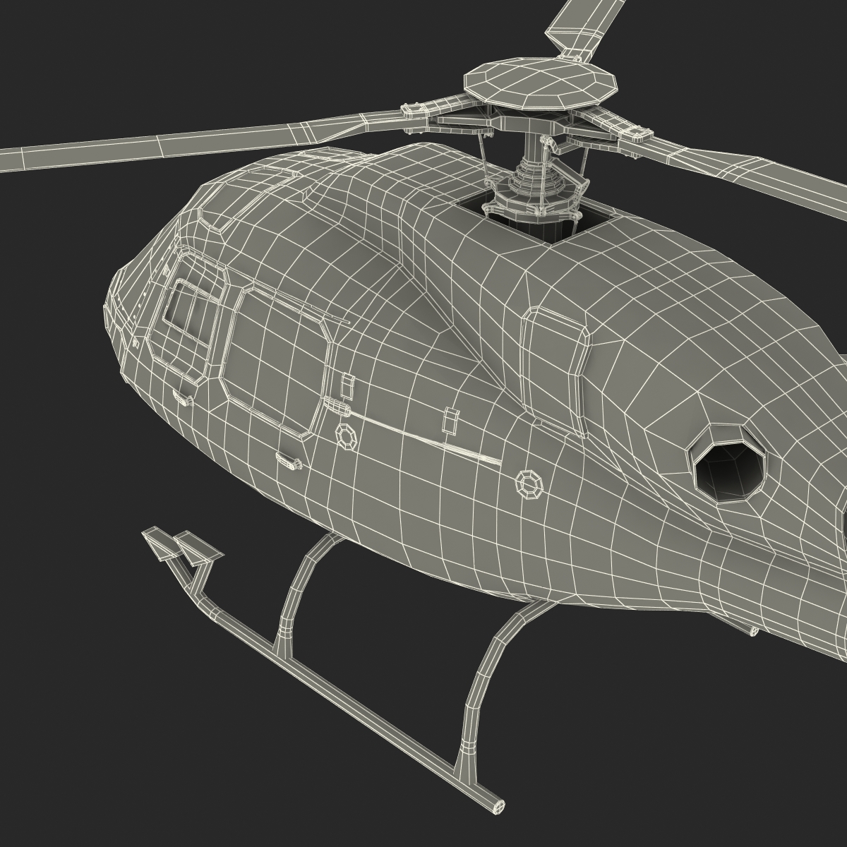 Eurocopter AS 355 2 3D model