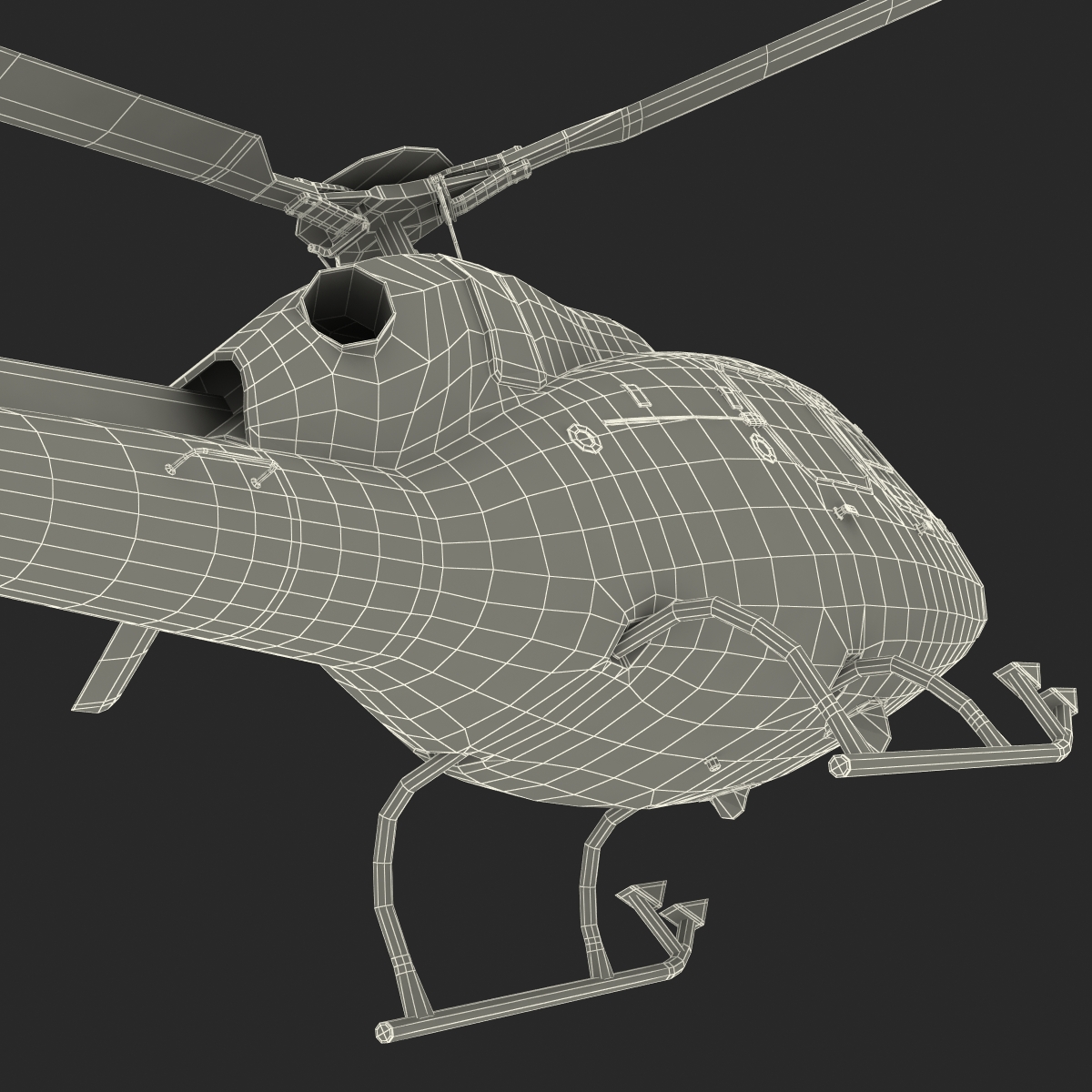 Eurocopter AS 355 2 3D model