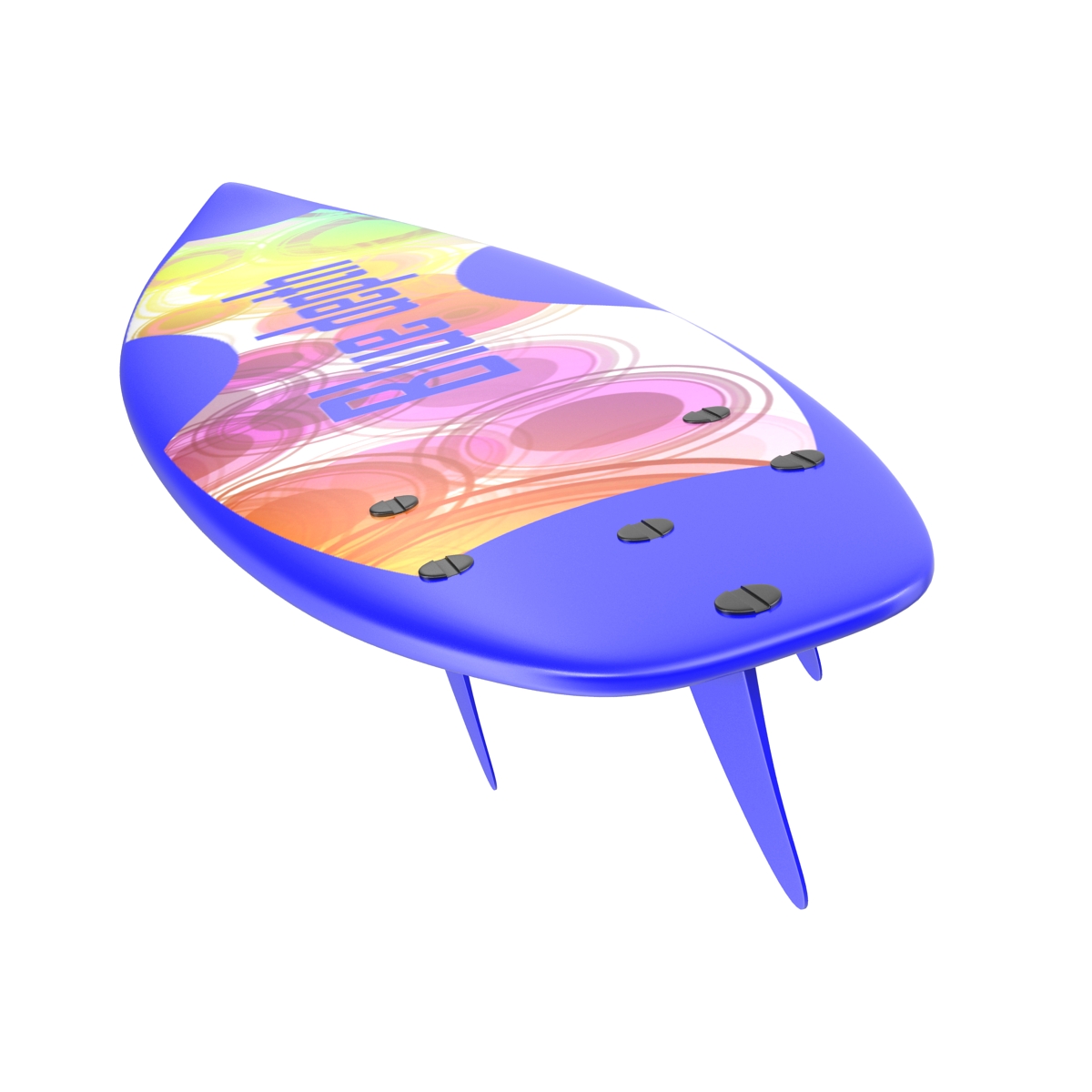 Surfboard Shortboard Set 3D model