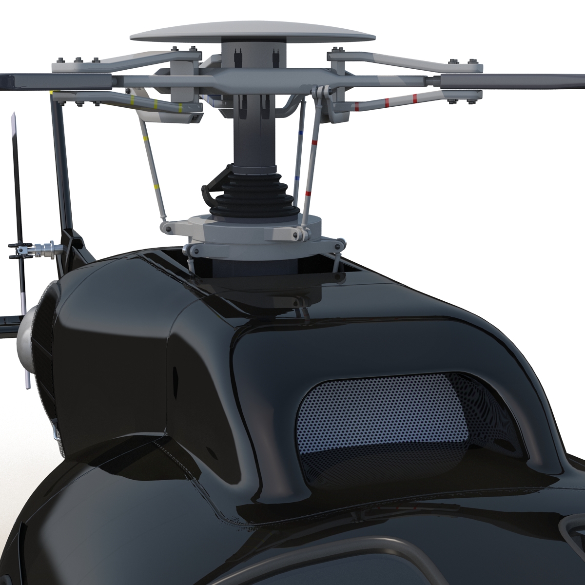 Eurocopter AS 355 Rigged 3D model