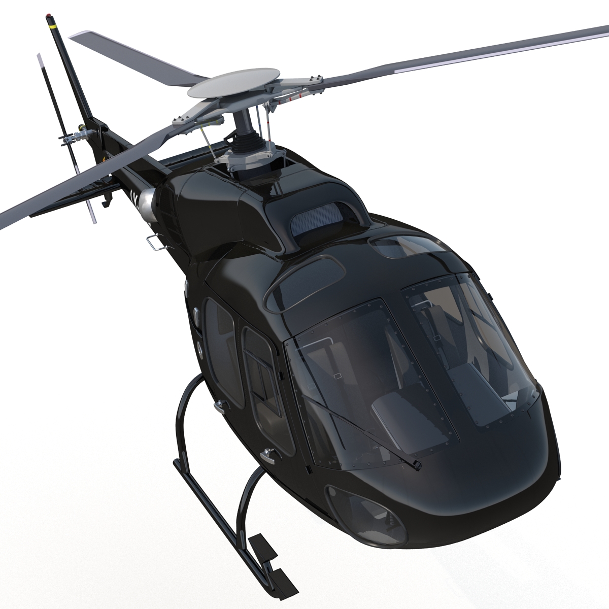 Eurocopter AS 355 Rigged 3D model