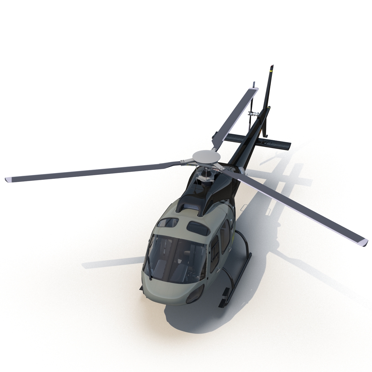 3D Eurocopter AS 355 Rigged 2