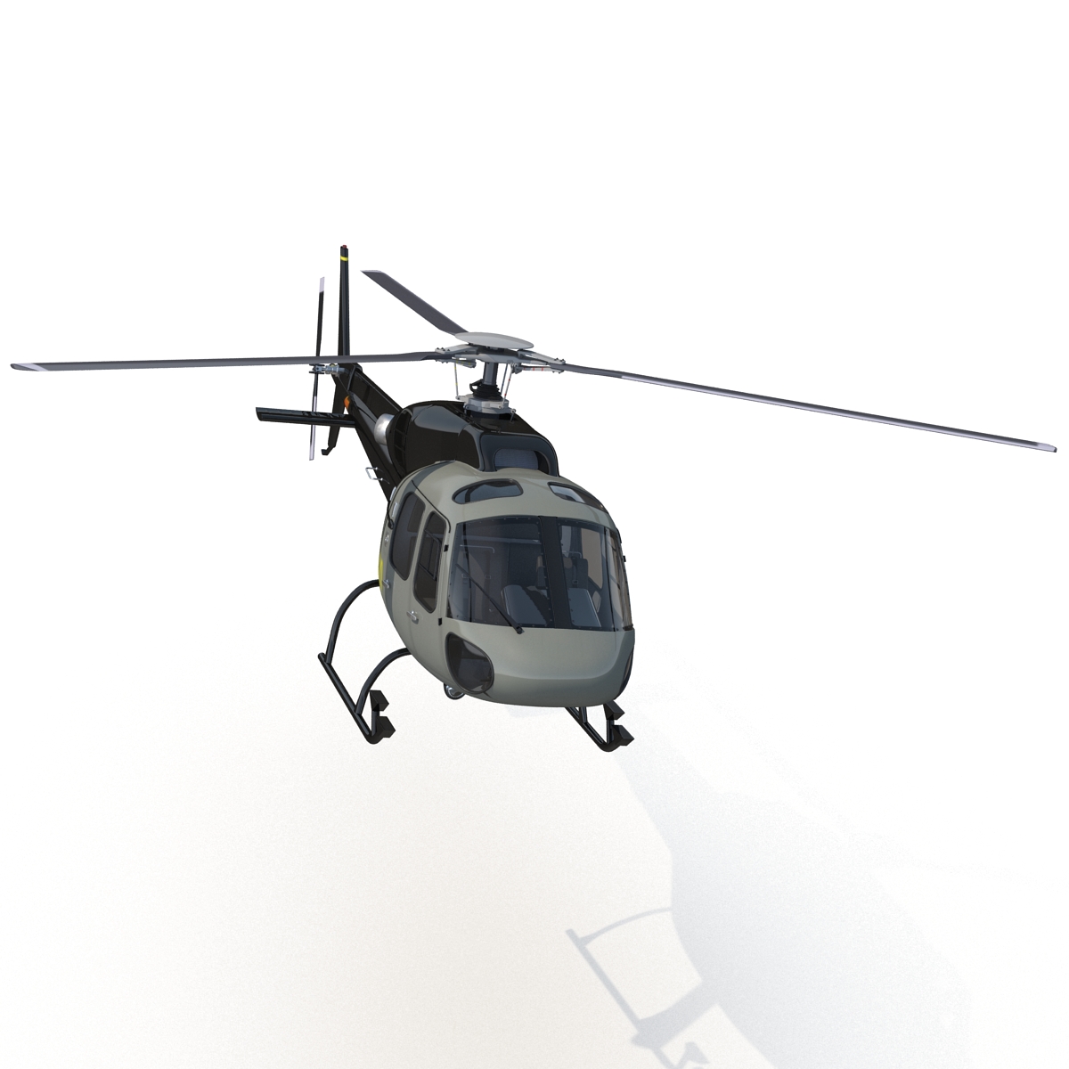 3D Eurocopter AS 355 Rigged 2