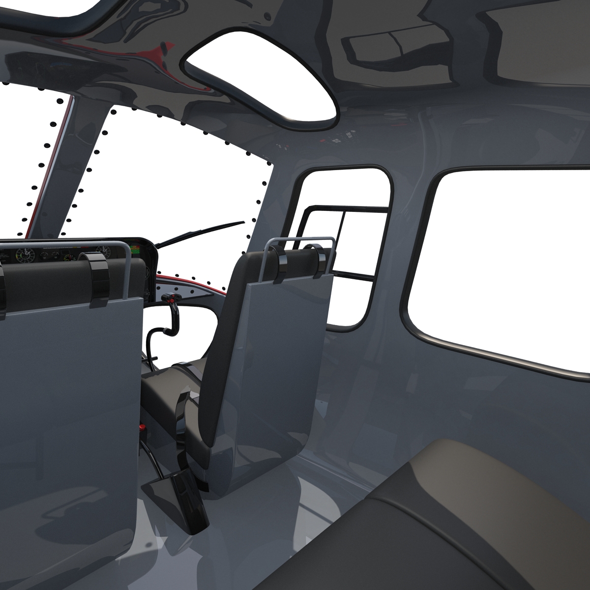 3D Eurocopter AS 355 Rigged 2