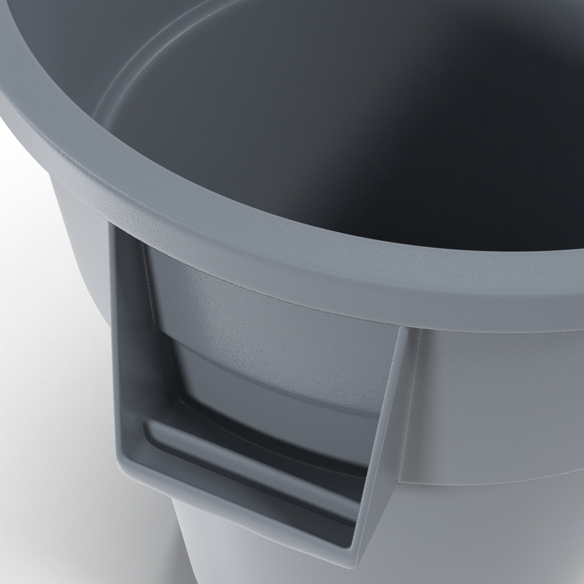 Plastic Garbage Can 3D model