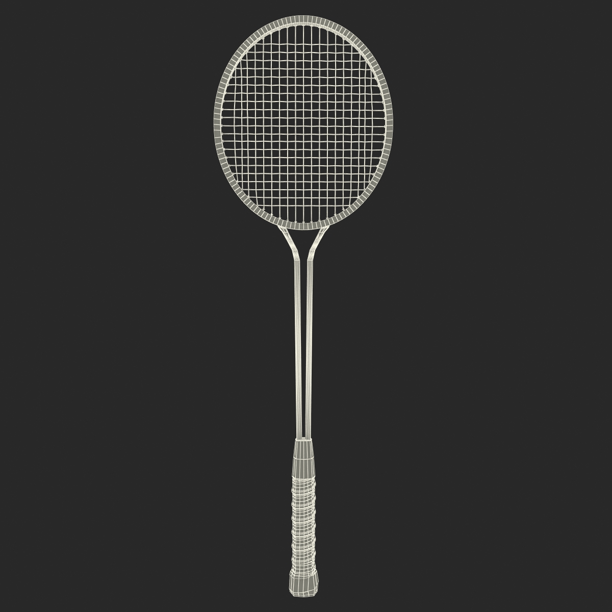 3D Badminton Racket 2 model