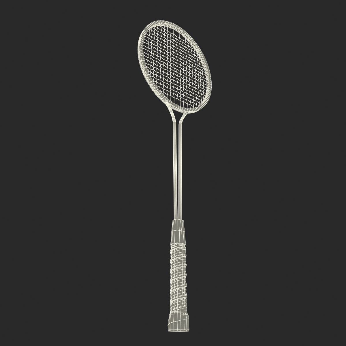 3D Badminton Racket 2 model