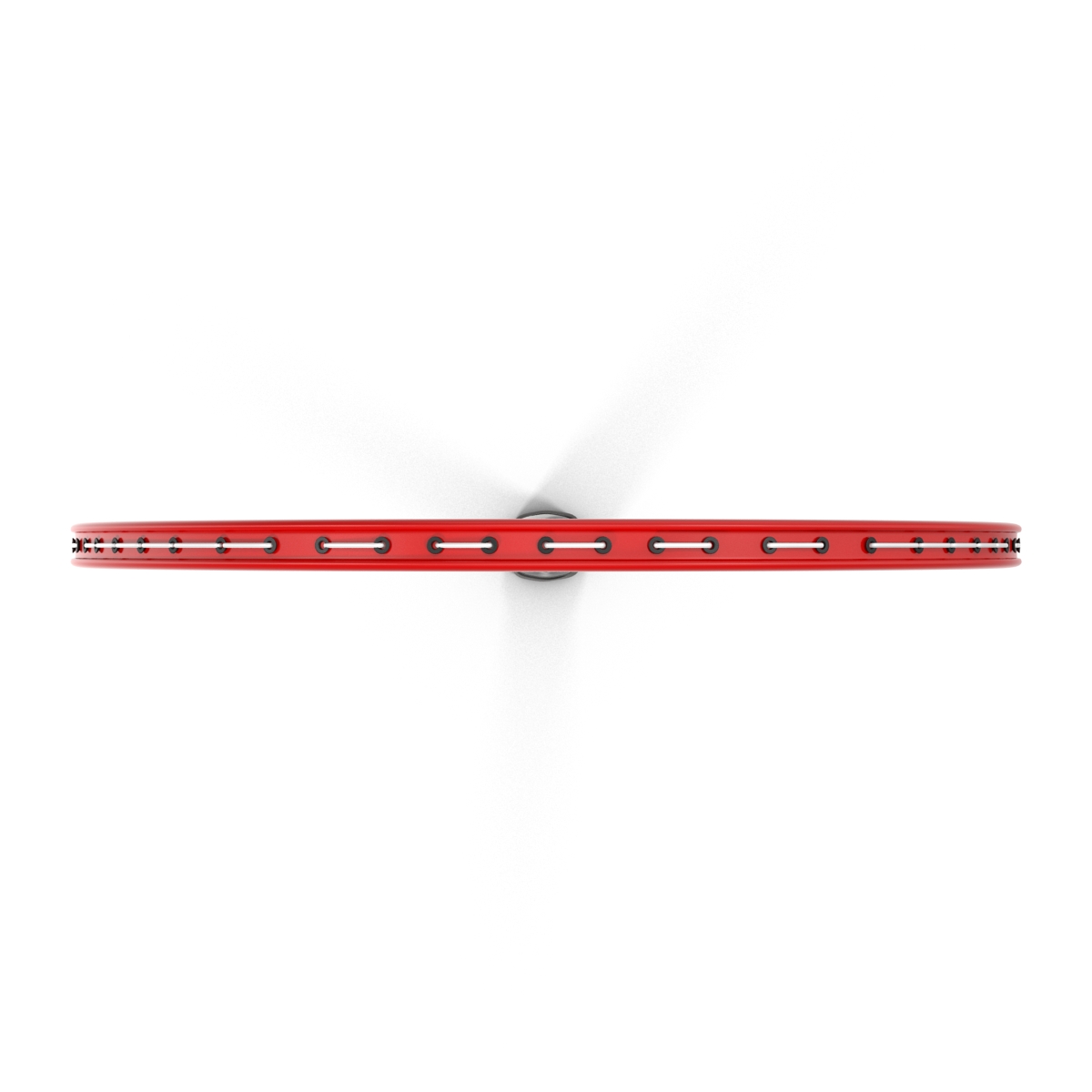 Badminton Racket 2 Red 3D