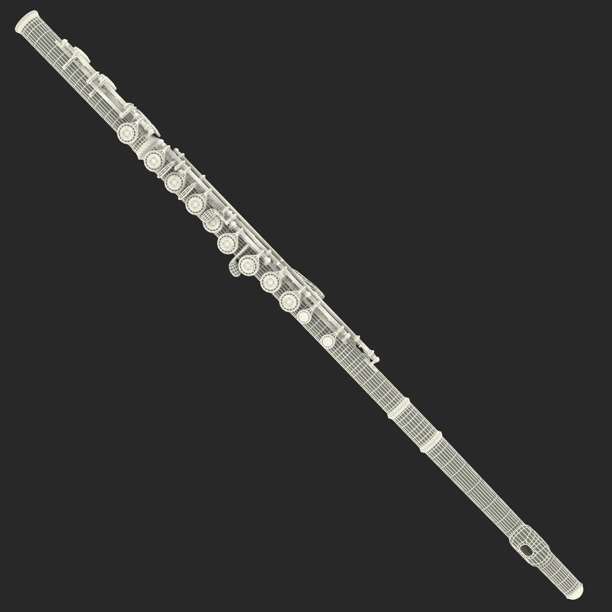 Flute 2 3D model