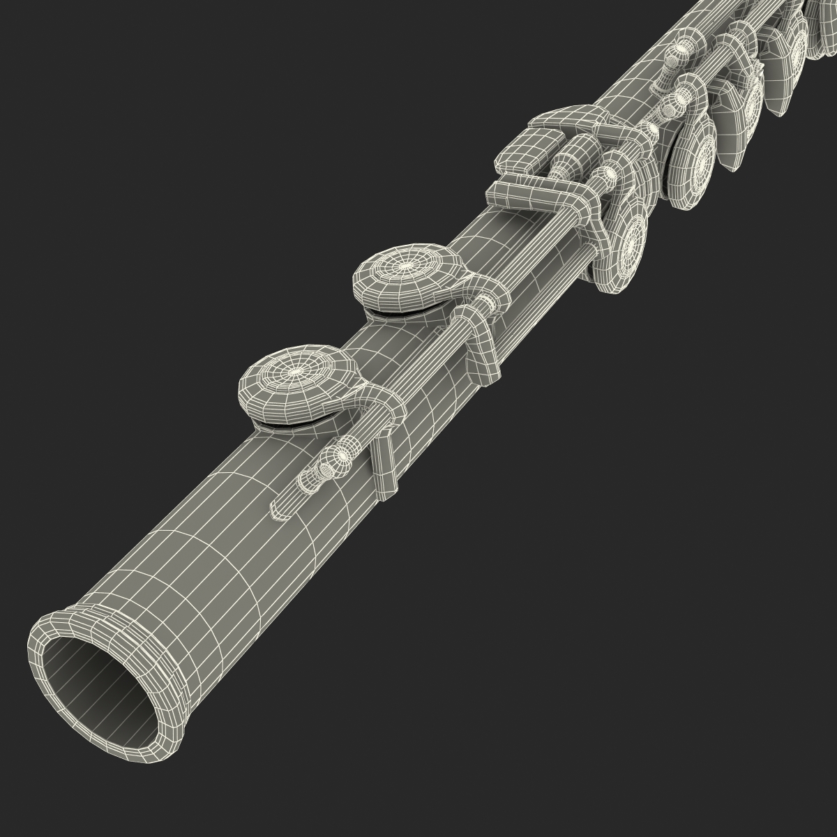 Flute 2 3D model