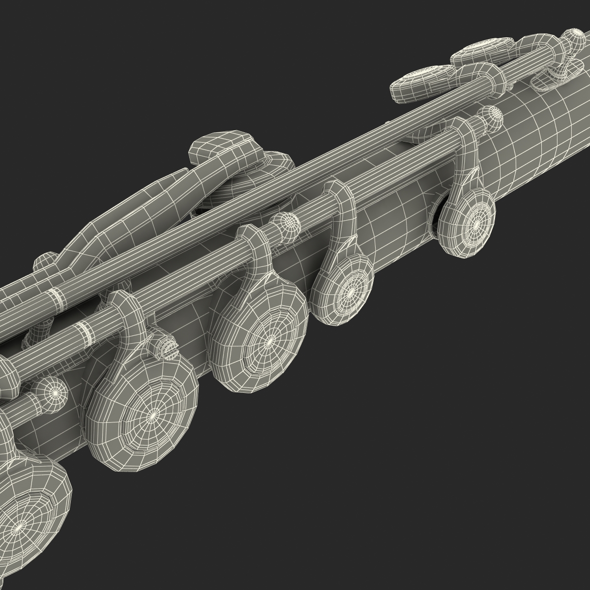 Flute 2 3D model